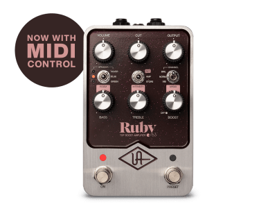 Universal Audio UAFX Ruby '63 Top Boost Amplifier