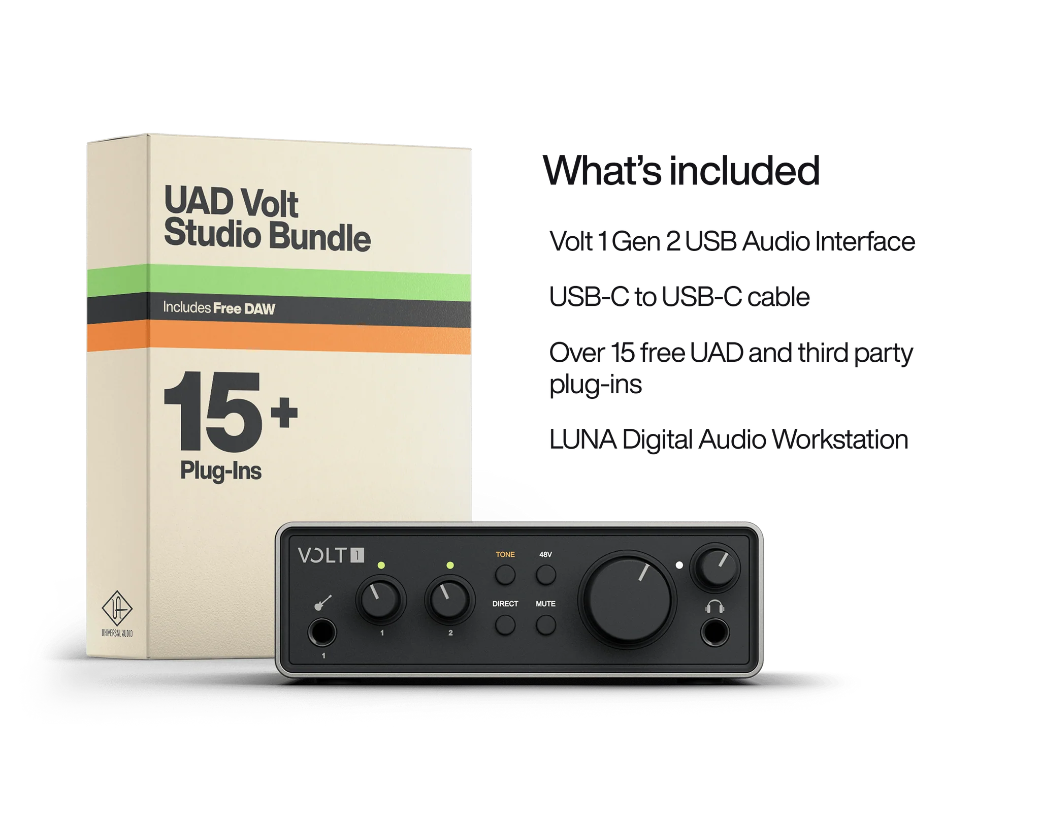 Universal Audio Volt 1 Gen 2 USB Audio Interface - Image 2