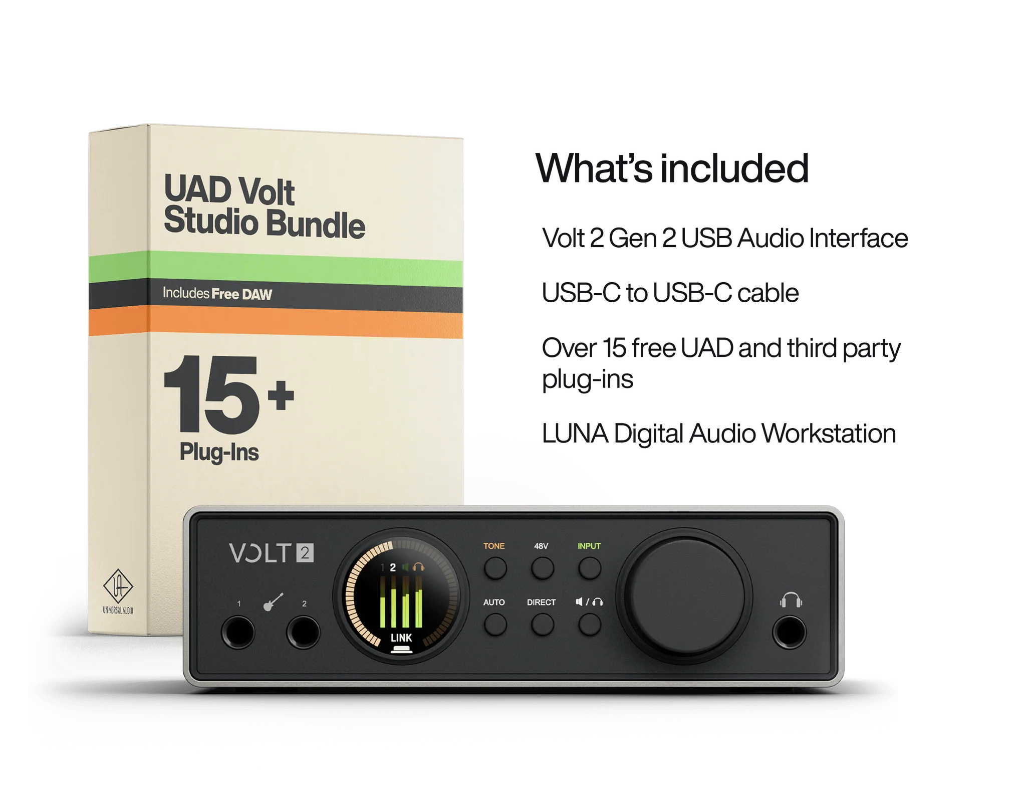 Universal Audio Volt 2 Gen 2 USB Audio Interface - Image 2