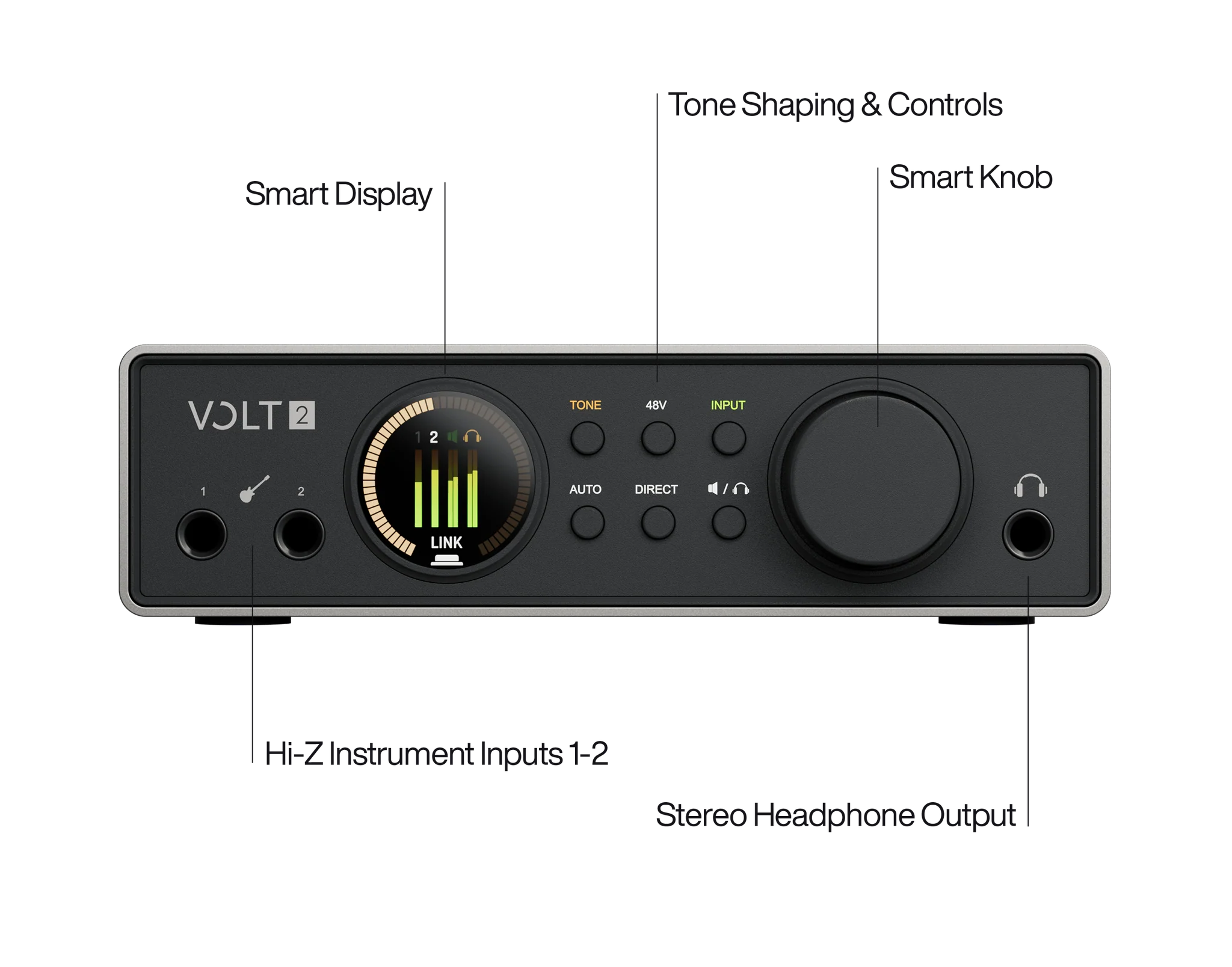 Universal Audio Volt 2 Gen 2 USB Audio Interface - Image 3